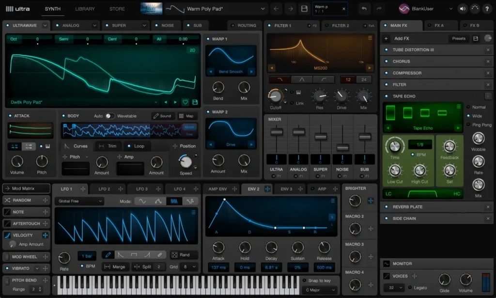 UltraAudio – Ultra Torrent v1.1.4 STANDALONE, VST3i, AUi x64 [Win, Mac]