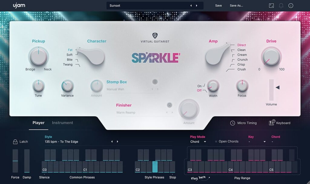 uJAM – Virtual Guitarist SPARKLE 2 Torrent v2.1.0 VSTi, VSTi3, AAX, AU x64 [Win, Mac]